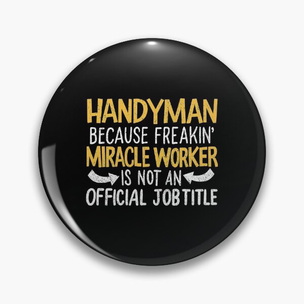 Item preview, Miracle Worker Handyman Job Title Work Career designed and sold by haselshirt.