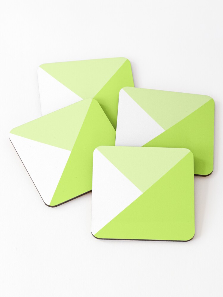 Thumbnail 1 of 5, Coasters (Set of 4), Citrus Angles designed and sold by ColorObsession.