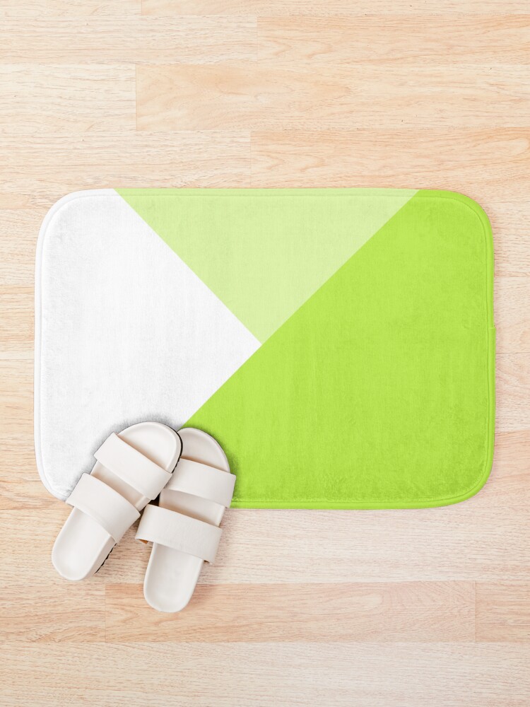 Thumbnail 1 of 6, Bath Mat, Citrus Angles designed and sold by ColorObsession.