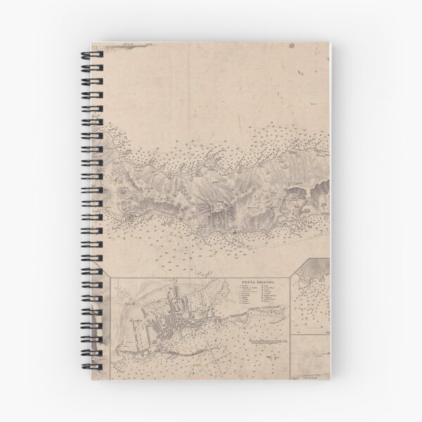 Item preview, Vintage Map of Sao Miguel Island Azores (1854) designed and sold by BravuraMedia.