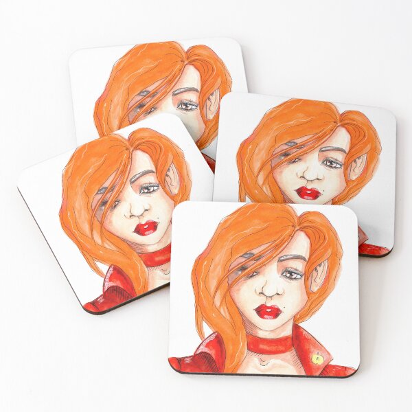 Item preview, ginger girl art designed and sold by klabukova-y.