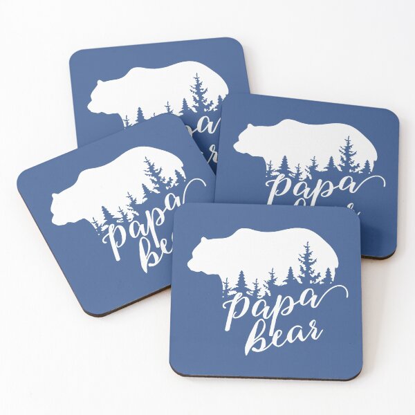 Item preview, Blue Forest Papa Bear designed and sold by 3bythelake.