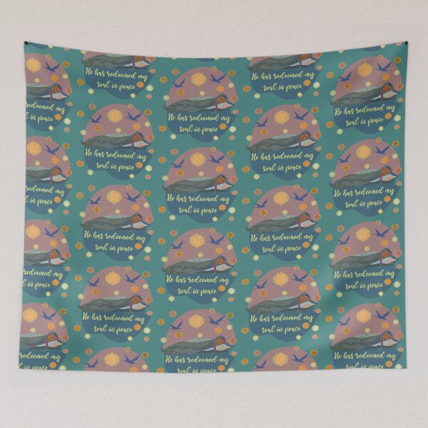 Item preview, He has redeemed my soul in peace  designed and sold by Josephinadevina.