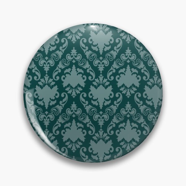 Item preview, Dark Teal Damask designed and sold by ColorObsession.