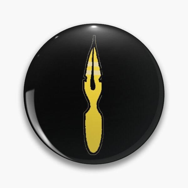 Item preview, Gold flex nib minimalistic doodle designed and sold by TheWhitney0o.