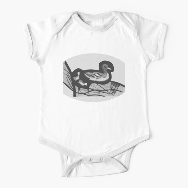 St Frideswide Ducks Clothing Short Sleeve Baby One-Piece
