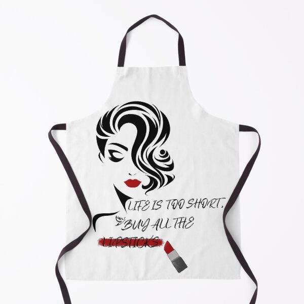 Item preview, Life is too short, buy all the lipstick! designed and sold by BellaDesignArt.