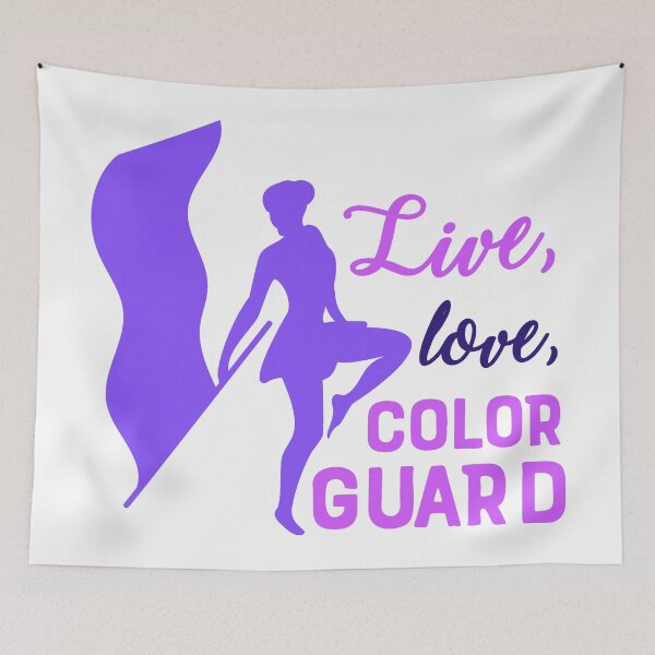 Item preview, Live, Love, Color Guard designed and sold by BandMomDesigns.