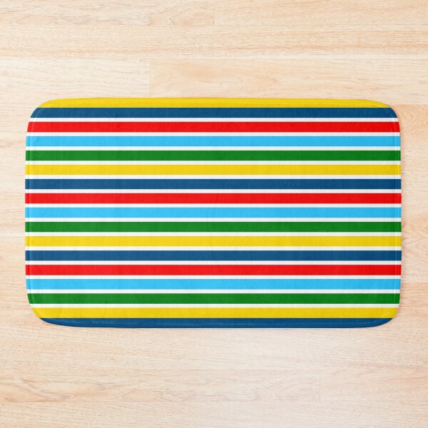 Stripes Squared Badematte