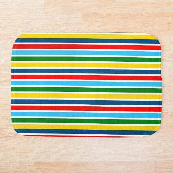 Stripes Squared Badematte