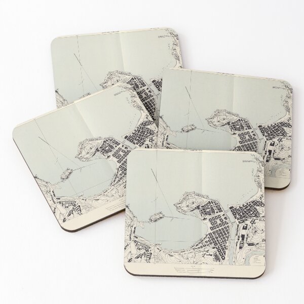 Item preview, Vintage San Sebastian Spain Map (1943) designed and sold by BravuraMedia.