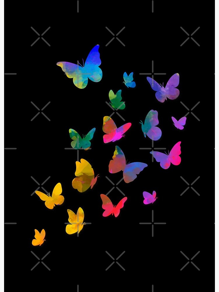 Butterfly, Butterflies, Cute Sparkles, Colorful Monarchs, Beautiful Color, Brilliance Glitters, Black Background Butterfly, Butterflies, Cute Sparkles, Colorful Monarchs, Beautiful Color, Brilliance Glitters, Black Background
