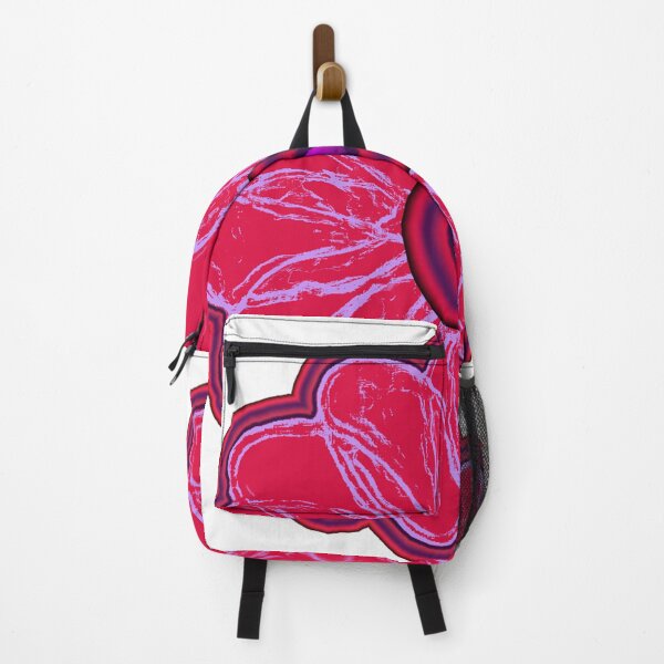 Item preview, HAND DRAWN RETRO HOT PINK AND PURPLE SINGLE FLOWER DESIGN designed and sold by ozcushionstoo.