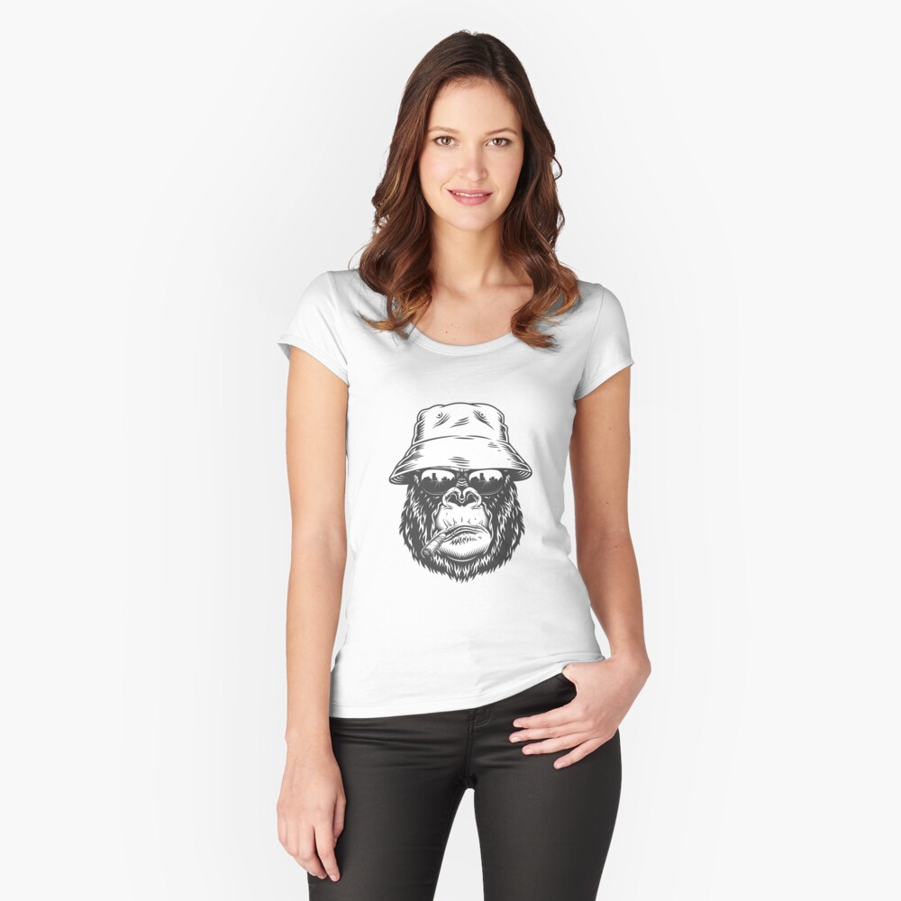 Item preview, Fitted Scoop T-Shirt designed and sold by MKHBOOS.