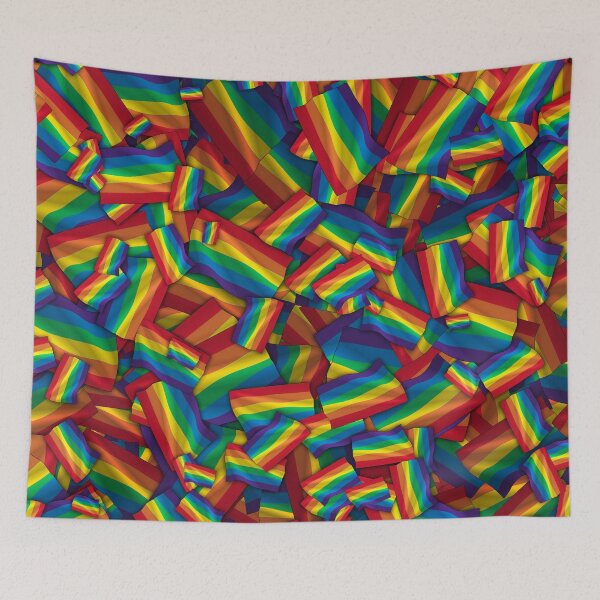 Item preview, Rainbow Flag Pattern designed and sold by iamhewho.