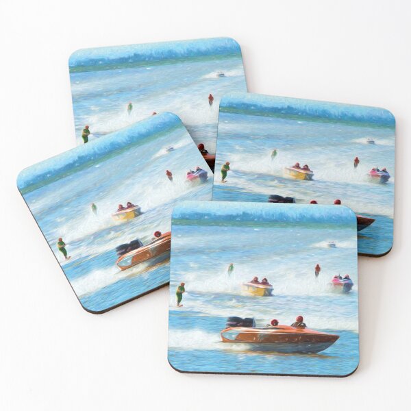 Item preview, Water Ski Racing Speed Boats and Water Skiers designed and sold by acceleratorhams.