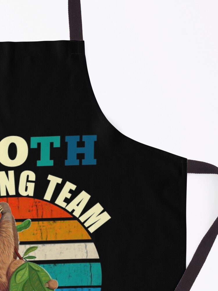 Alternate view of Sloth running team Apron