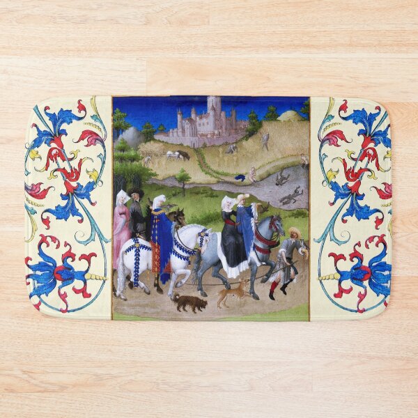 Aperçu de l'œuvre AOÛT, LÉON ET VIERGE Très Riches Heures du Duc de Berry, Livre d'Heures créée et vendue par BulganLumini.