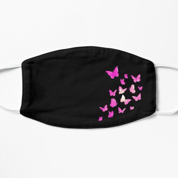 Diseño negro
Una máscara divertida
Mariposa reutilizable lavable Mascarilla plana