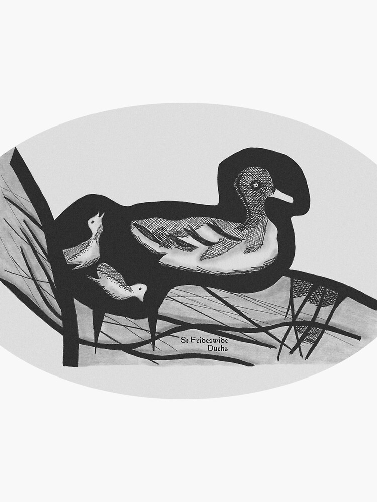 St Frideswide Ducks Stickers by hoxtonboy