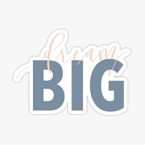 Item preview, Dream Big designed and sold by MadeByMeera.