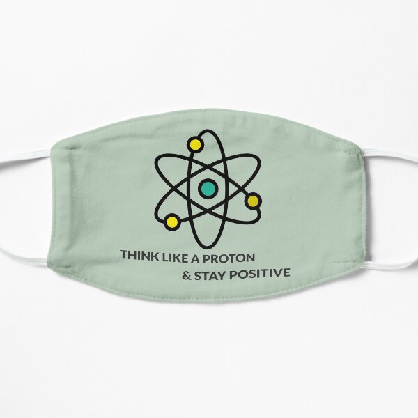 mantén un diseño positivo para todos los que aman la ciencia. Bonitas camisetas Mascarilla