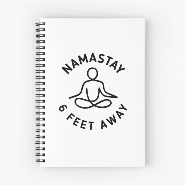 Item preview,  NAMASTAY - 6 feet away , black version  designed and sold by SaraDarwish.