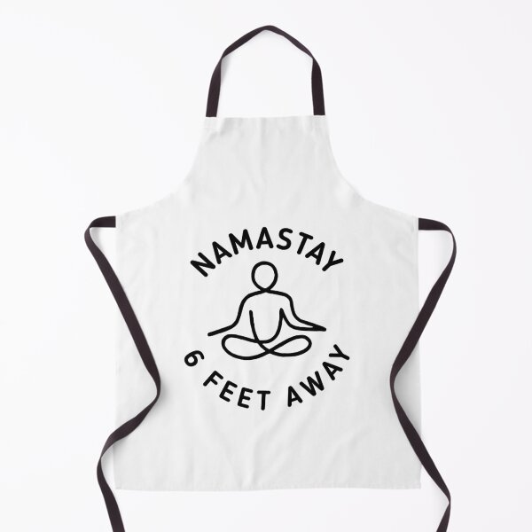 Item preview,  NAMASTAY - 6 feet away , black version  designed and sold by SaraDarwish.