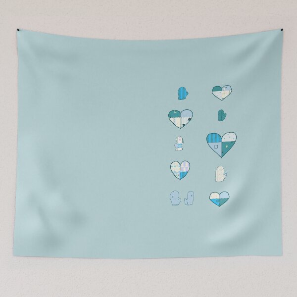 Item preview, Frosty Hands and Hearts designed and sold by LochNestFarm.