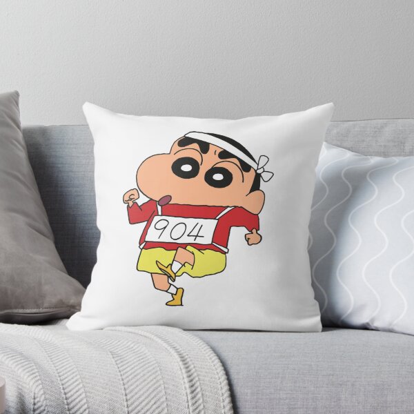 Shin-chan corriendo Cojín
