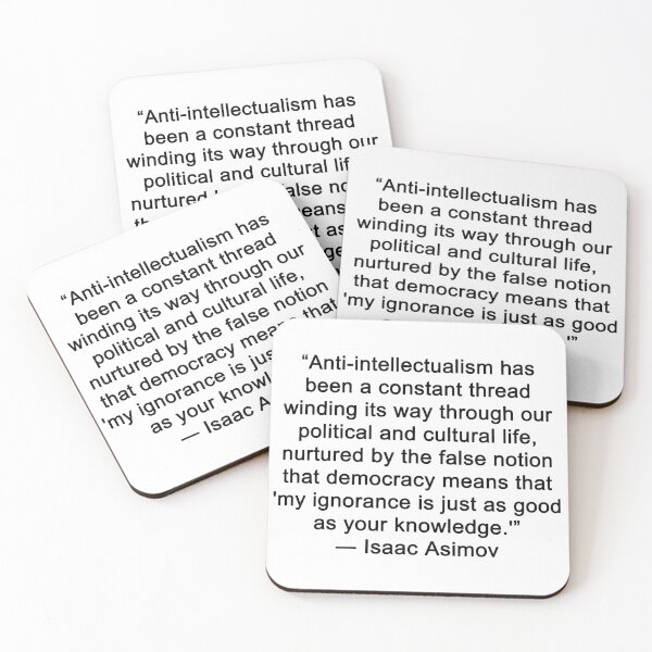 Item preview, Anti-intellectualism | Isaac Asimov designed and sold by ToyoTees.