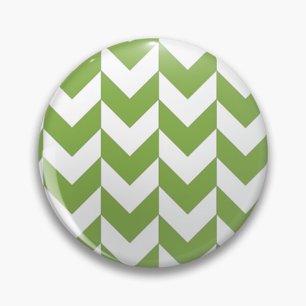 Item preview, WHITE  AND GREENERY CHEVRON ZIG ZAG  STRIPED ARROWS - BY OZCUSHIONSTOO designed and sold by ozcushionstoo.