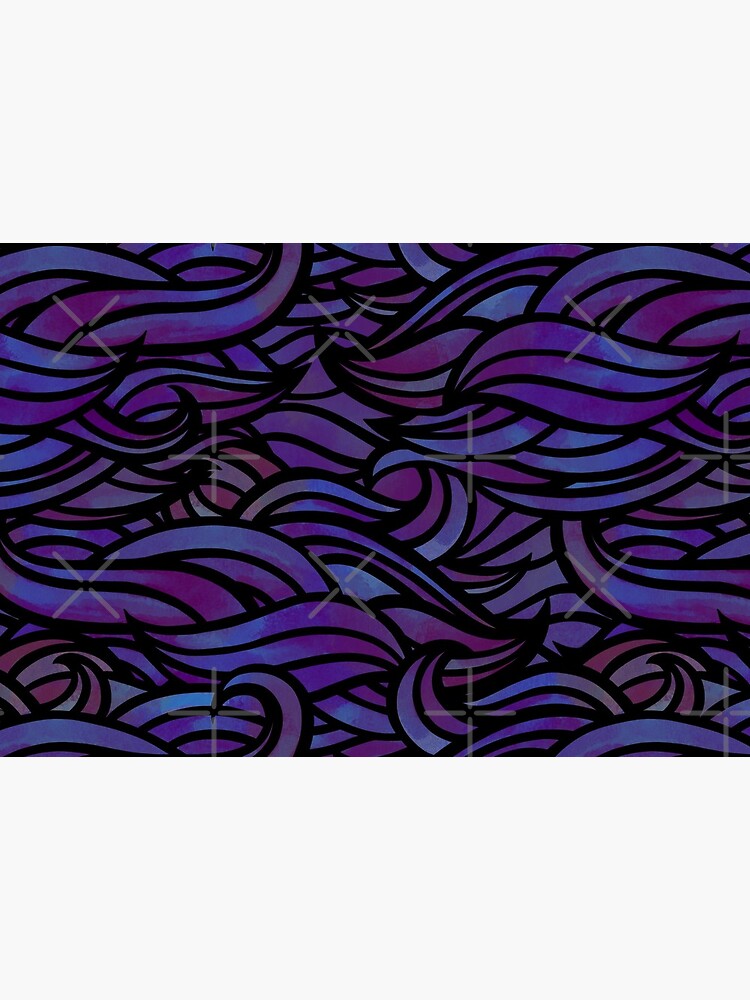 Purple waves by Elenanaylor