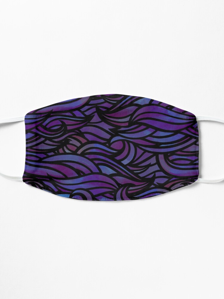 Alternate view of Purple waves Mask
