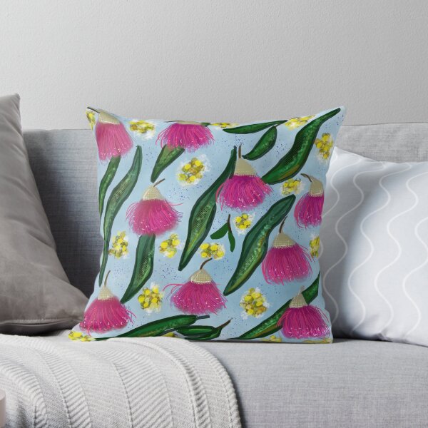 Aussie Jewels Throw Pillow