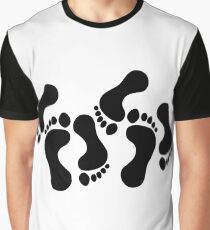 Threesome Feet Graphic T-Shirt