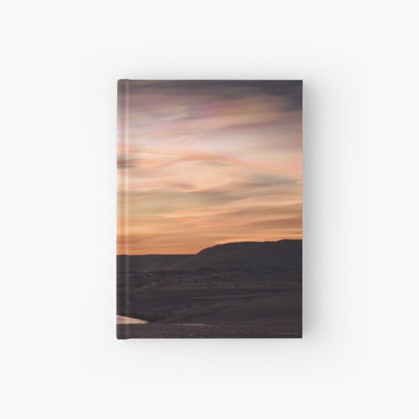 Cuaderno De Tapa Dura Nubes Estratosfericas Polares Sobre Islandia De Elisainiceland Redbubble