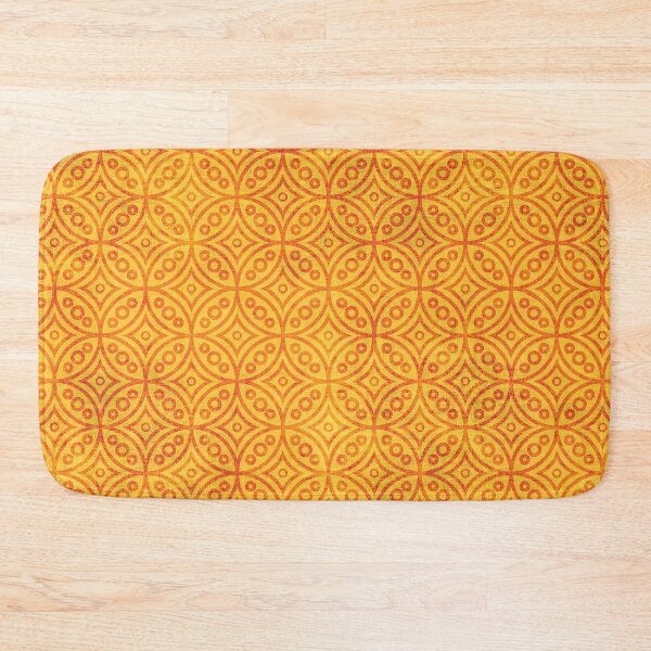 Item preview, Classic Indonesian batik pattern yellow gold designed and sold by baligaia.