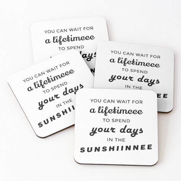 Item preview, Oasis Supersonic Lyrics - You can wait for a lifetime to spend your days in the Sunshine designed and sold by Dan's Designs.