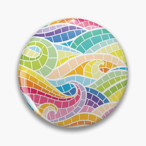 Item preview, Rainbow mermaid wave designed and sold by Elenanaylor.