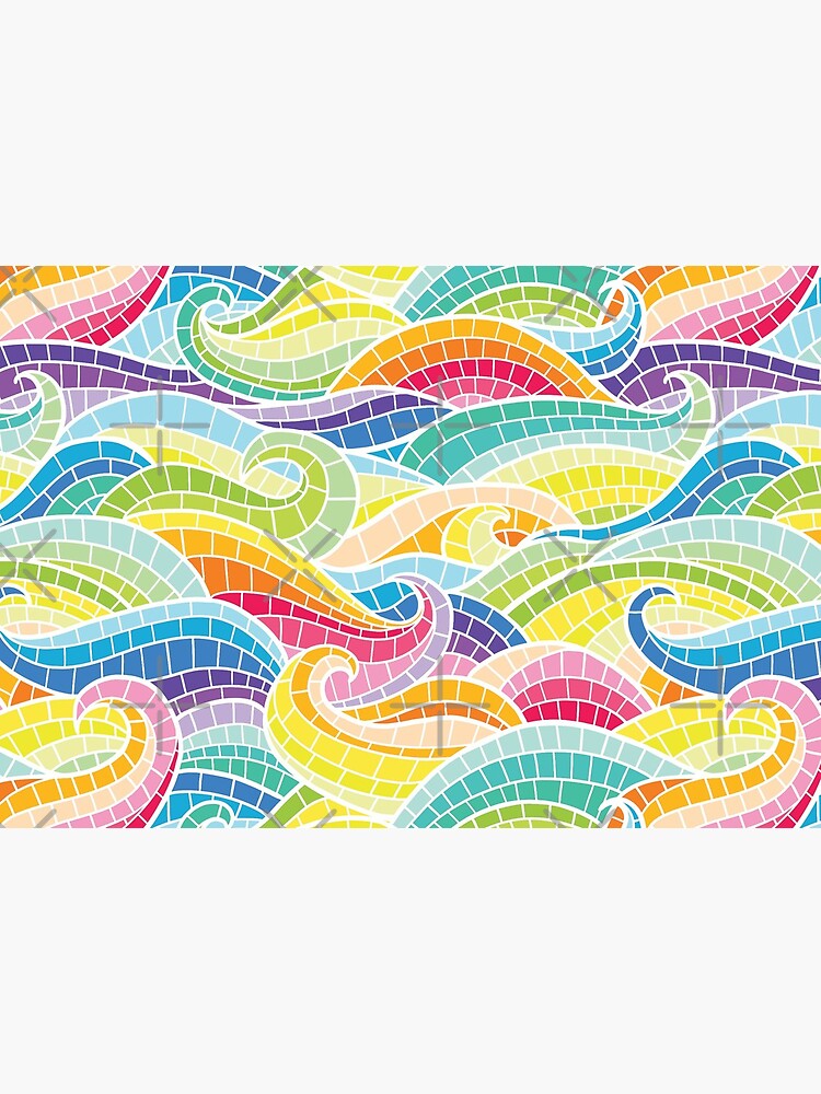 Rainbow mermaid wave by Elenanaylor