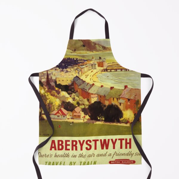 Item preview, Railway Poster Aberystwyth designed and sold by stickart-marek.