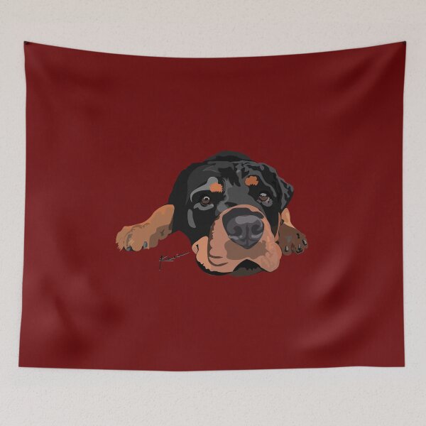 Item preview, Rottweiler Illustration digital Art designed and sold by Dead-Famous.