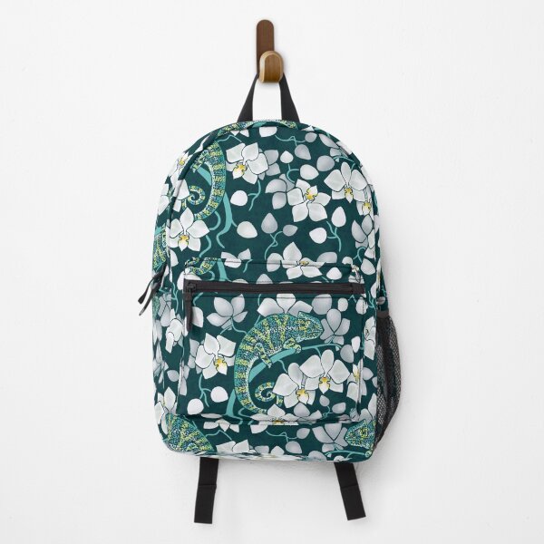 chameleons and orchids Backpack