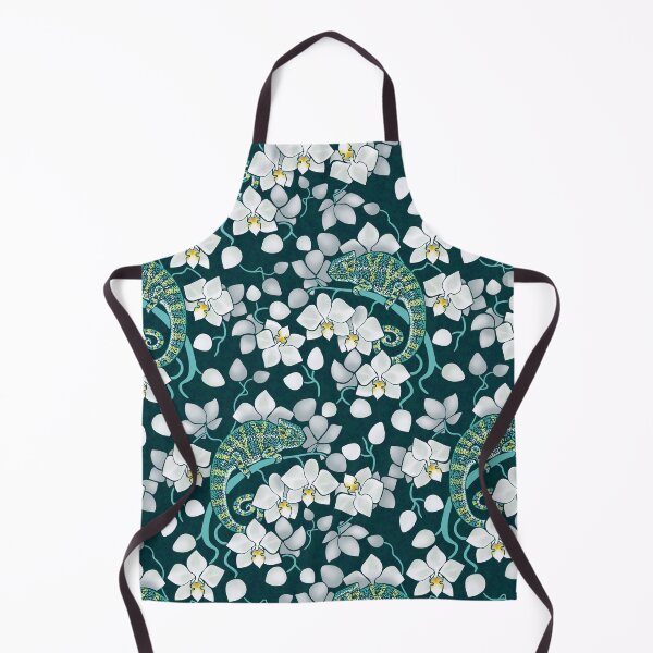 Item preview, chameleons and orchids  designed and sold by Elenanaylor.