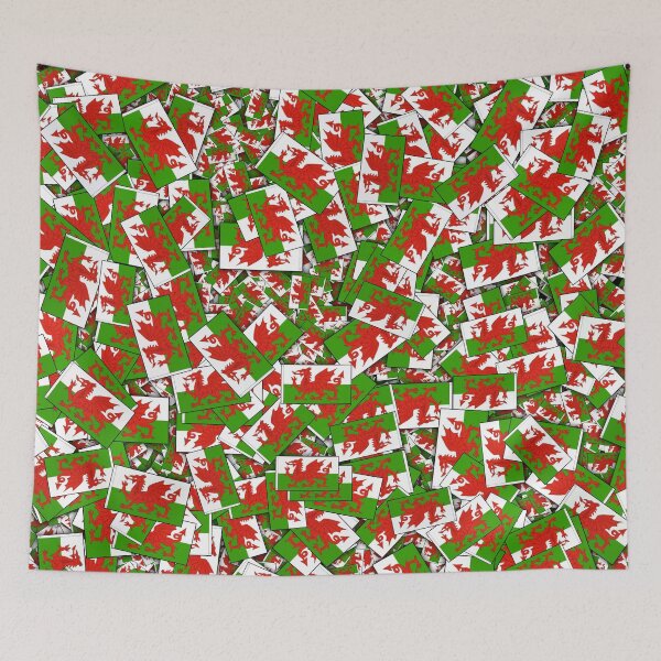 Item preview, Welsh Flag Pattern designed and sold by iamhewho.