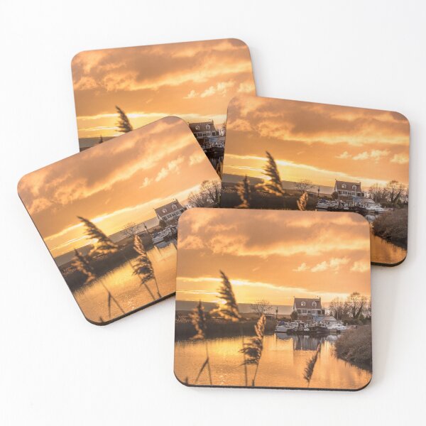 Item preview, Grove Ferry River Stour winter sunset designed and sold by rogerstanger.