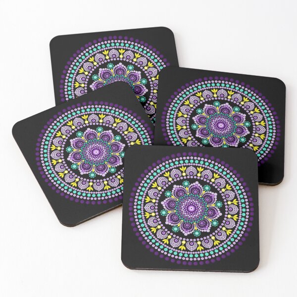 Item preview, Dot Mandala - Purple and Teal designed and sold by DavidB2408.