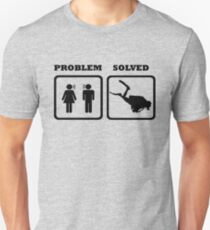 PROBLEM SOLVED WIFE SHOUTING AT DIVER Unisex T-Shirt
