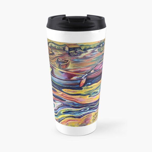 Swirls at Sunrise Travel Mug